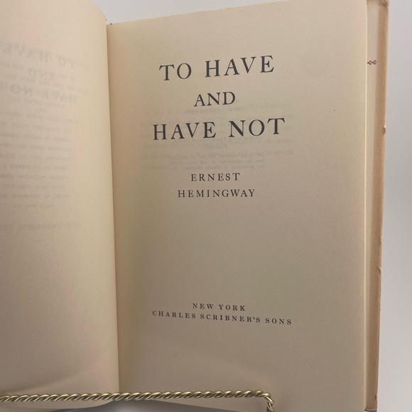 To Have And Have Not by Ernest Hemingway, Hardback Book - RARE - Picture 8 of 9